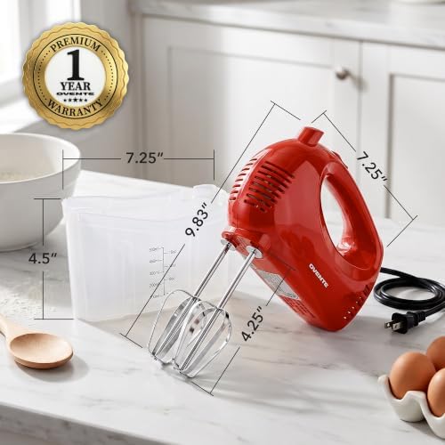 OVENTE 5-Speed Electric Hand Mixer - Image 5