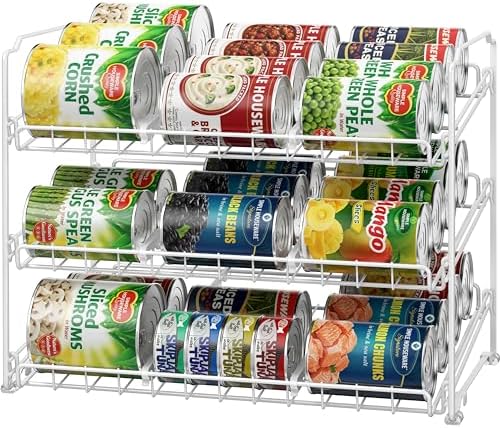 Simple Houseware 3-Tier Stackable Can Organizer Rack Hold 36 Cans by SimpleHouseware