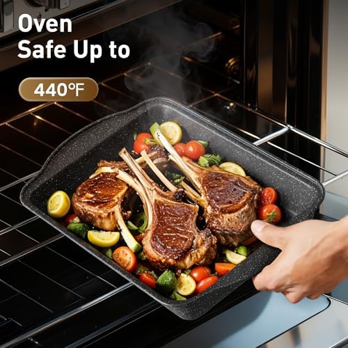 DishDelight 17 Piece Pots and Pans Set Non Stick, Kitchen Cookware Set - Image 3