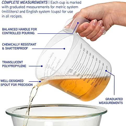 3pc Liquid Measuring Cups Set - Image 4