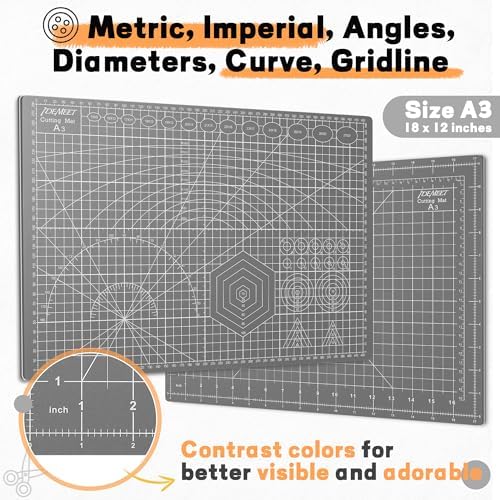 Self Healing Cutting Mat 18" x 12", A3 Double-Sided - Image 2