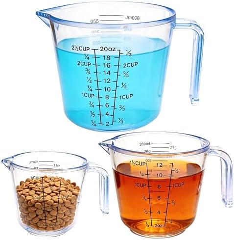Measuring Cup Set, Includes 150Ml, 300Ml and 600Ml, by Unknown