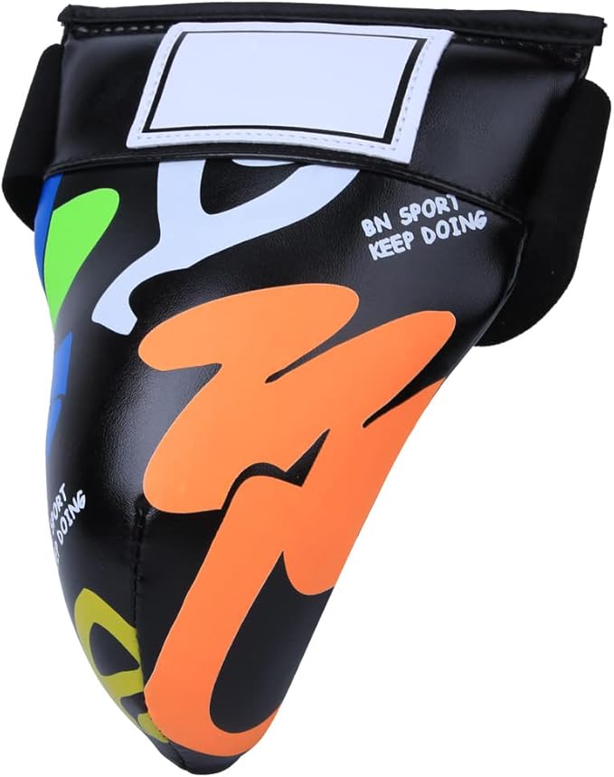 Groin Protector Boxing, Groin Guard, Boxing Body Protector, Graffiti Jockstrap Groin Guard Gear, for Boxing Sanda Taekwondo Training