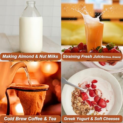 4 Pcs 12"x12" Nut Milk Bag - Image 4