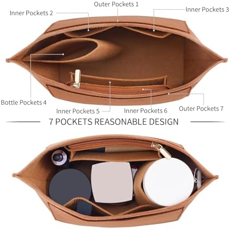 LOUKAYCCI Felt Purse Organizer Insert - Image 6