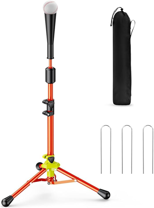 2025 New Upgrade Portable Batting Tee for Baseball/Softball,23.23 to 40.16 Inch Baseball Tee for Kids,Batting Tee,Softball Tee,Youth Hitting Tee,Teeball Tee,Travel Tee,Easy Adjustable Height