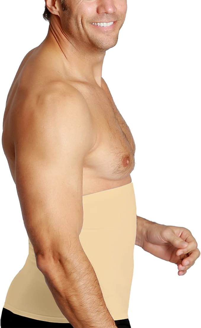 Insta Slim Men’s Slimming Compression Firming Belt, Slimming, Tummy Control, Special Occasions, Back Support, Posture Support