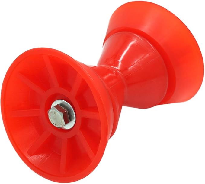 AnyLikely 3" X 5" Boat Trailer Roller Polyurethane Assembly 1/2 inch Shaft Non Marking