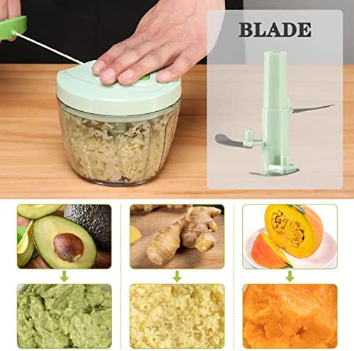 Cambom Manual Food Chopper Vegetable Cutter, Hand String Vegetable Chopper - Image 3