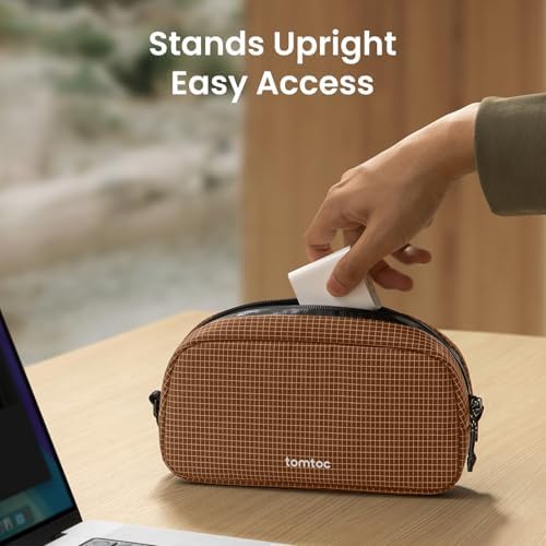 tomtoc Electronics Organizer Travel Case Performance, Cable Tech Pouch - Image 4