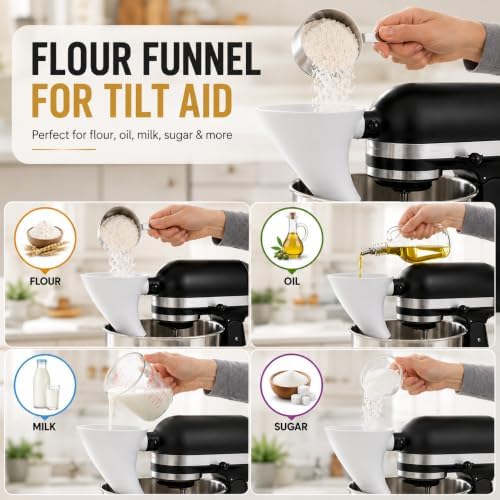 Flour Funnel for KitchenAid Mixer - Image 4
