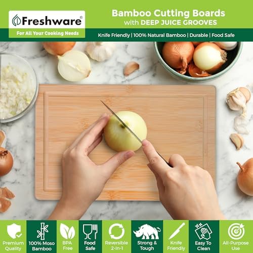 Freshware Freshware Bamboo Cutting Boards - Image 2