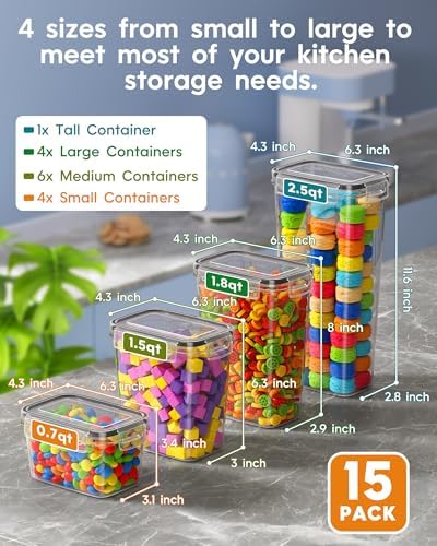 Airtight Food Storage Containers - Image 2