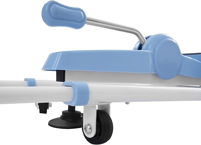 Leg Stretcher Split Machine, 330LBS Heavy Duty Leg Stretcher for Dancer, Gymnastics Yoga Leg Trainer for Flexibility Stretching Equipment, 180 Degrees Leg Split Machine (Blue)