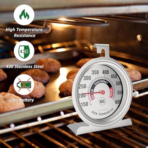 Efeng Large 3.5" Oven Thermometer - Image 3