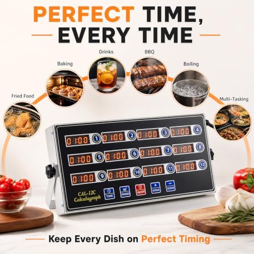 Relaxweex 3 Pack Commercial Digital Kitchen Timer - Image 6