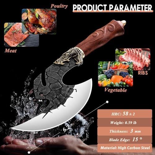 ROCOCO Viking Cleaver Knife Birthday - Image 5