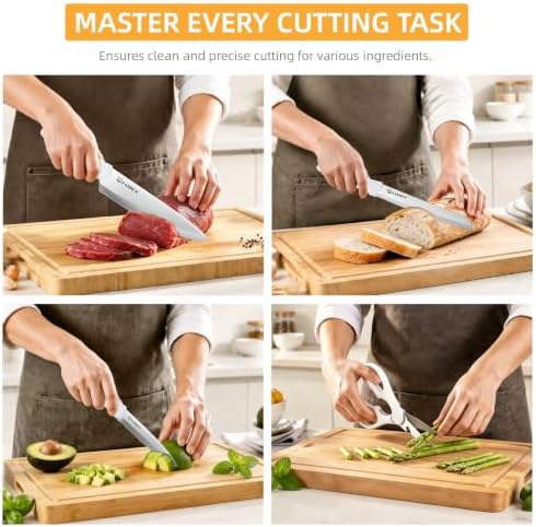 Knife Set - 15 PCS Kitchen Knife Set - Image 7