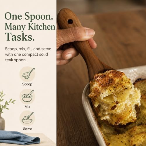 FAAY 9” Rice Paddle, Serving Spoon, Versatile Cooking Spoon – Handcraft from - Image 2