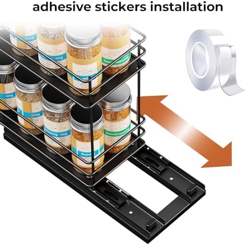 Mystozer Pull Out Spice Rack Organizer - Image 5