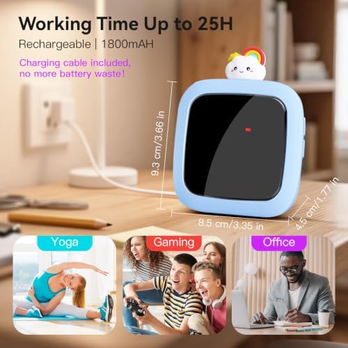 Yunbaoit Digital Visual Timer for Kids, 99-Minute Countdown, Rechargeable - Image 5