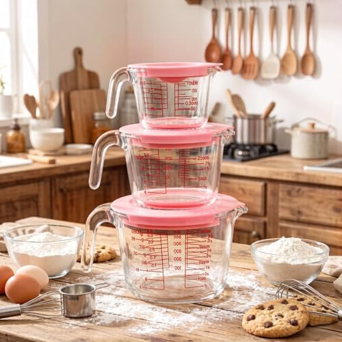 6 Pcs Glass Measuring Cups - Image 5