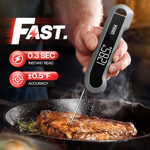 0.3 Sec Instant Read Meat Thermometer Digital - Image 2