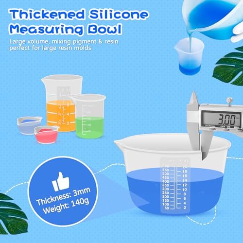 Silicone Resin Mixing Measuring Cups - Image 4
