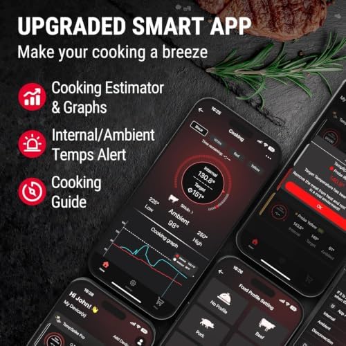 TempPro TempSpike 500ft Wireless Meat Thermometer - Image 5