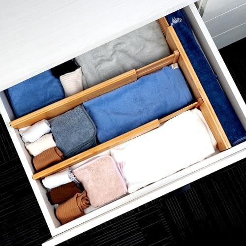 Utoplike Bamboo Drawer Dividers Large - Image 4