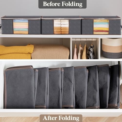 Lifewit 4 Pack 35L Clothes Storage Bins - Image 6