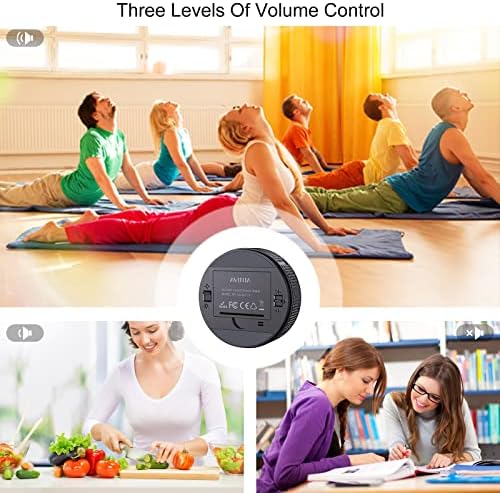 AVINIA Digital Kitchen Timers, Visual timers Large LED Display Magnetic - Image 5