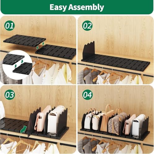 SPACEKEEPER Shelf Divider for Closet - Image 6