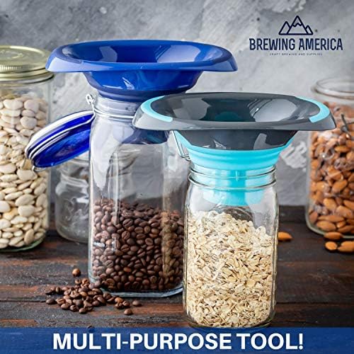 Kitchen Canning Funnel – Collapsible Silicone Food Funnel - Image 7
