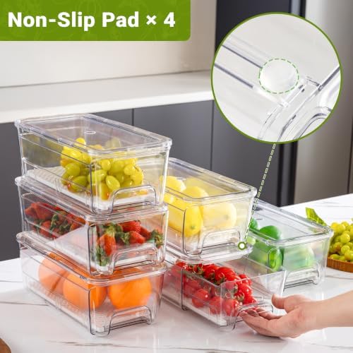 Imncya Clear Refrigerator Organizer Bins - Image 5