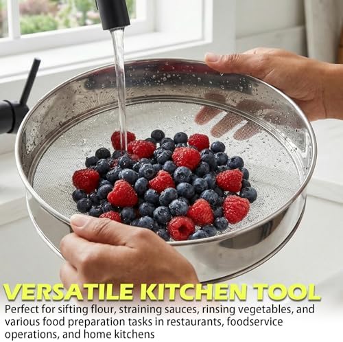 Fine Mesh Sieve Strainer, for Winco 10" Sieves - Image 3