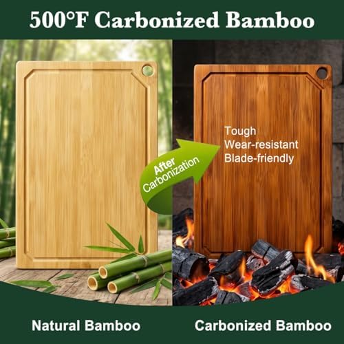 Carbonized Bamboo Cutting Boards - Image 2