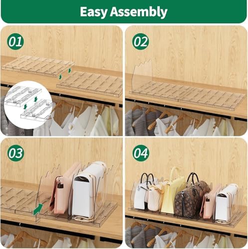 SPACEKEEPER Adjustable Shelf Divider - Image 6