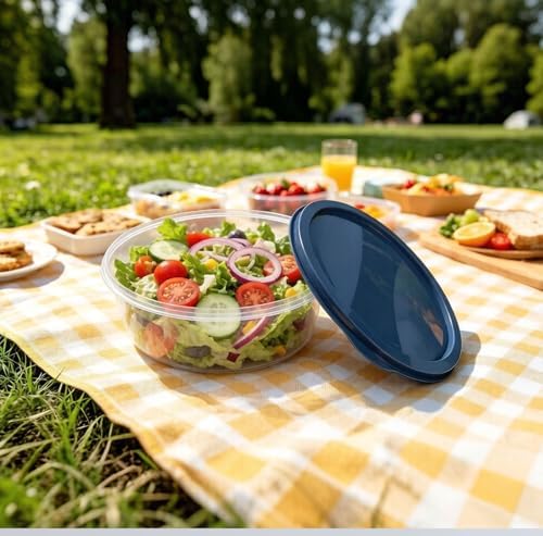 5-Piece Plastic Mixing Bowl Set - Image 5