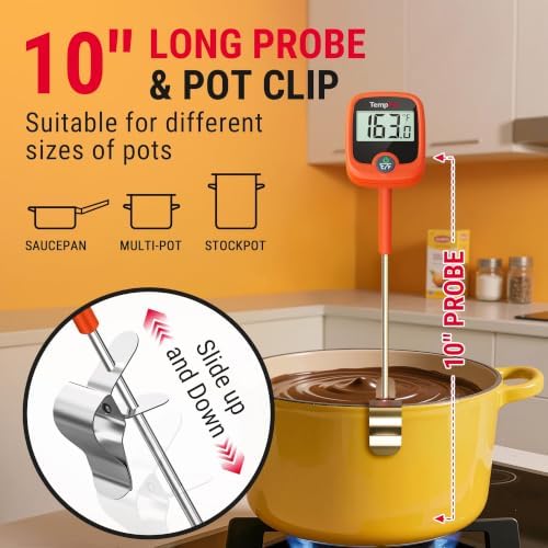 TempPro TempDip 1 Sec Candy Thermometer Digital - Image 5