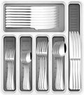 49PCS Silverware Set with Organizer by JUNLIN