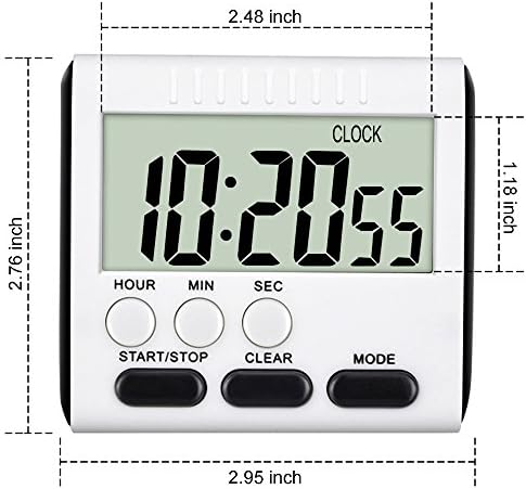Mudder 3 Pcs Magnetic Digital Timer - Image 5