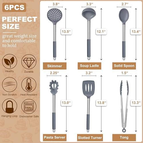 LIANYU Silicone Kitchen Utensils - Image 2