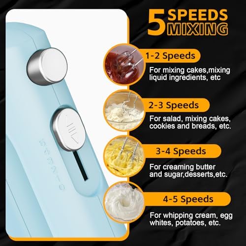 Lord Eagle 5-Speed Hand Mixer Electric - Image 6