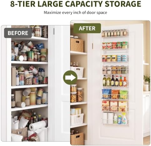 ElegantArray 8-Tier Pantry Door Organizer - Image 2