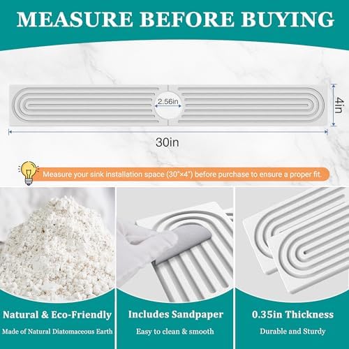 Stone Faucet Mat for Kitchen Sink - Image 3