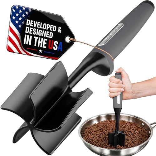 Zulay Kitchen Ground Beef Chopper Tool – 5-Blade Nylon Meat Chopper by ZulayKitchen