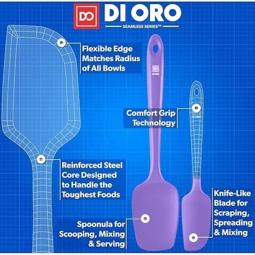 DI ORO Silicone Spatula Set - Image 4