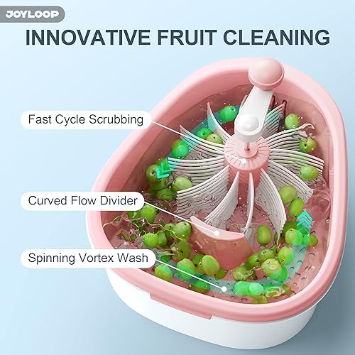 JOYMOOP Joyloop Fruit Washer, Fruit Cleaner Spinner - Image 2