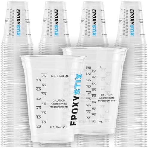 10oz Disposable Measuring Cups for Mixing Epoxy Resin by EpoxyStix
